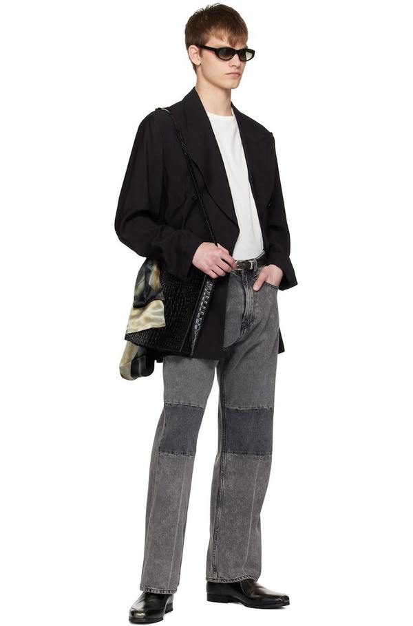 新品 ourlegacy cab sandal 41 260 Our Legacy - Cab Sandal Worn Black Tech Leather