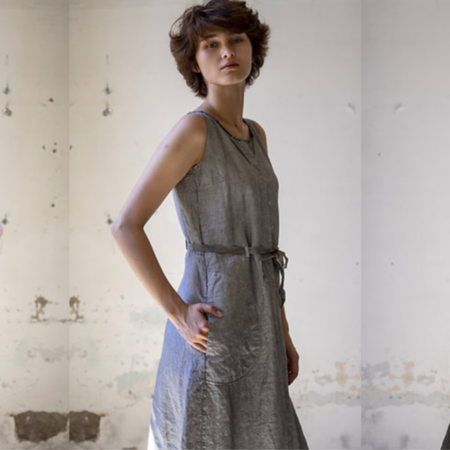 H+ Hannoh Wessel Rada Dress - Marine | Garmentory