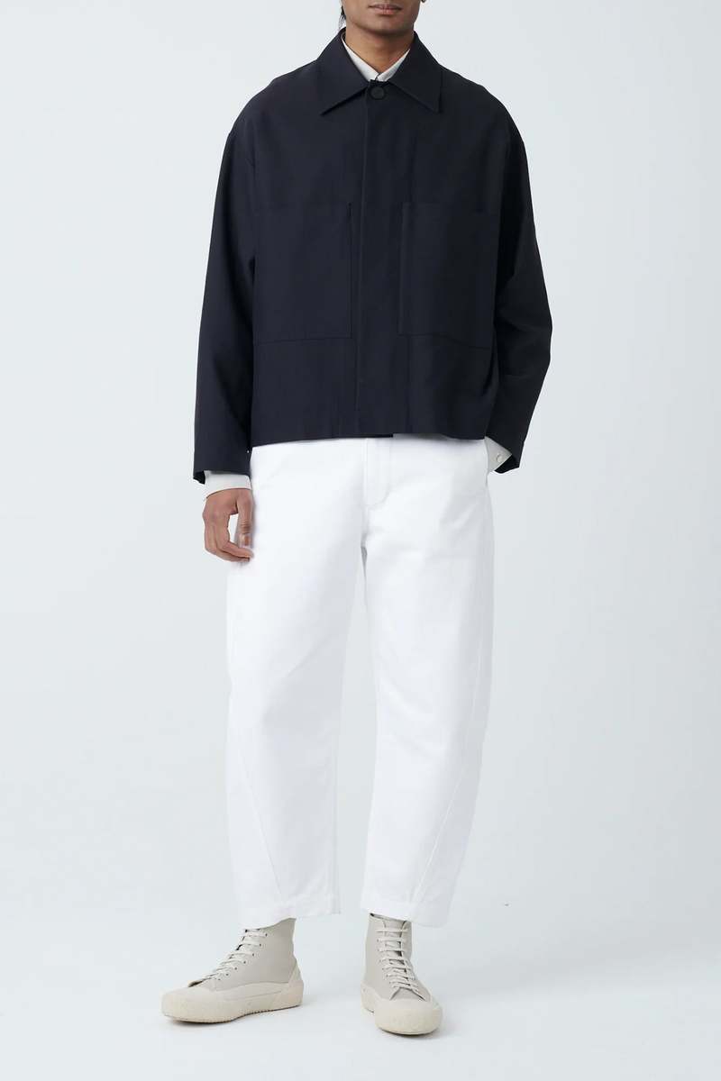 Studio Nicholson Forth Denim Pant - Optic White | Garmentory