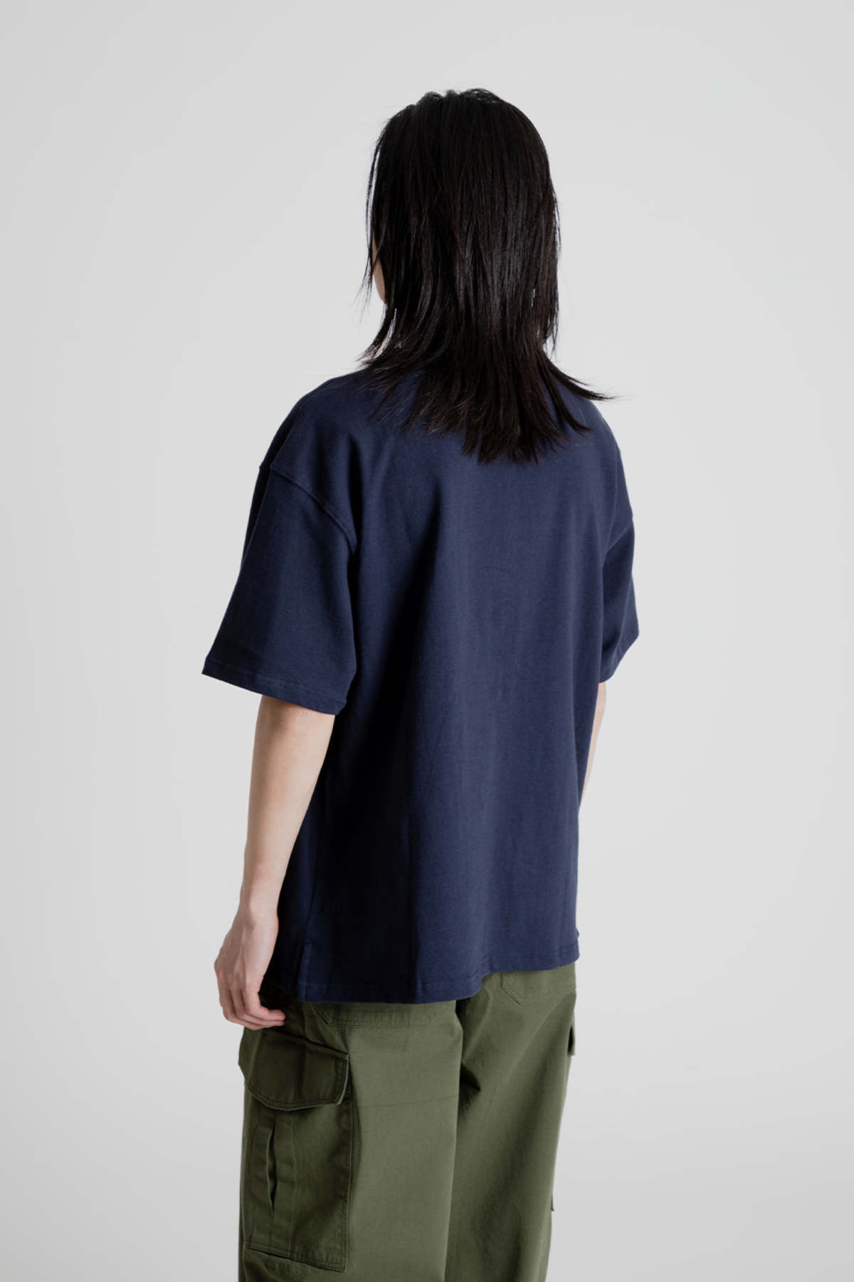 FRIZMWORKS OG Double Rib Oversized Tee - Navy | Garmentory