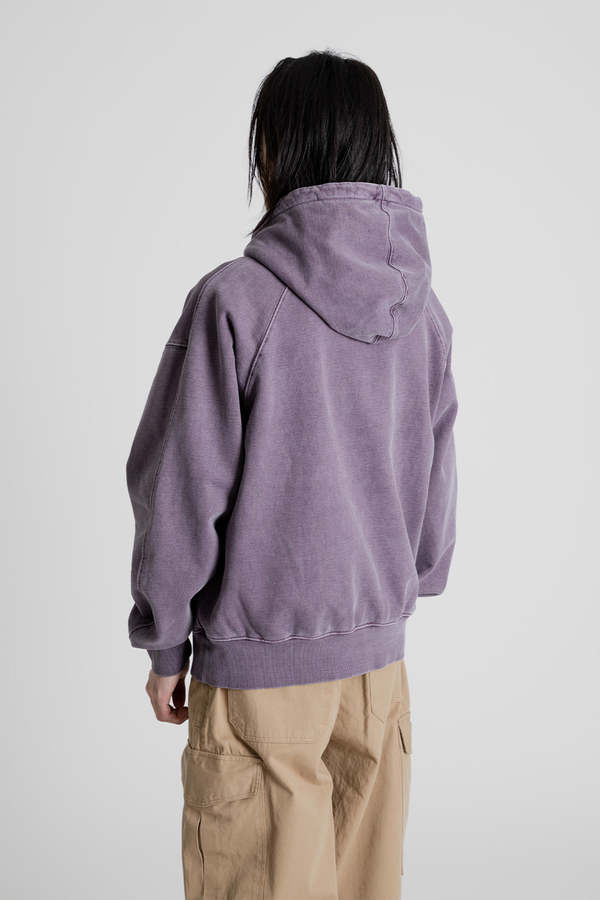パーカー・フーディ FRIZMWORKS OG PIGMENT DYEING HOODY 002 PURPLE FZWOGTS079 FRIZMWORKS OG Pigment Dyeing Hoodie - Purple | Garmentory