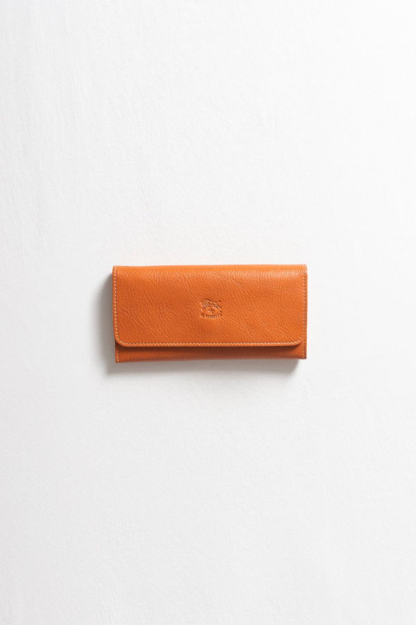 Il Bisonte Classic Continental Wallet - Caramel