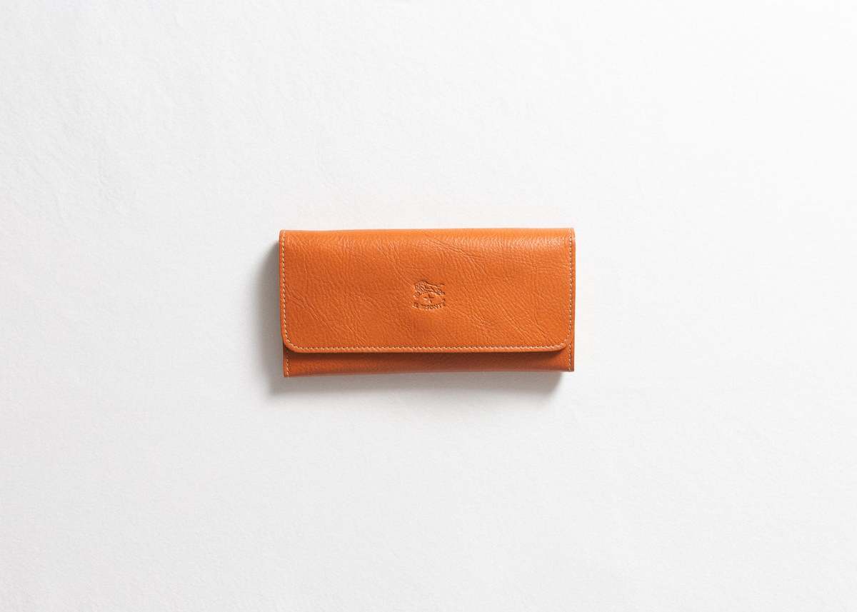 Il Bisonte Classic Continental Wallet - Caramel - Image 1 of 2