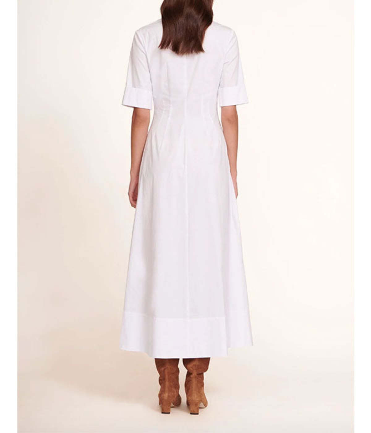 chinese dress ladies Staud // White Ina Tiered Halter Maxi Dress  VSP Consignment