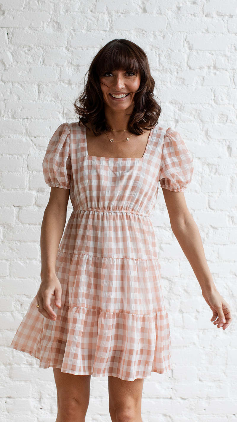 blu pepper gingham dress Blu Pepper Georgia Gingham Dress
