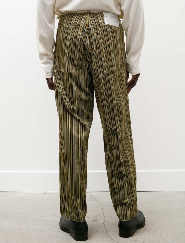 Camiel Fortgens Normal Velvet Jeans - Multi Green Stripe | Garmentory