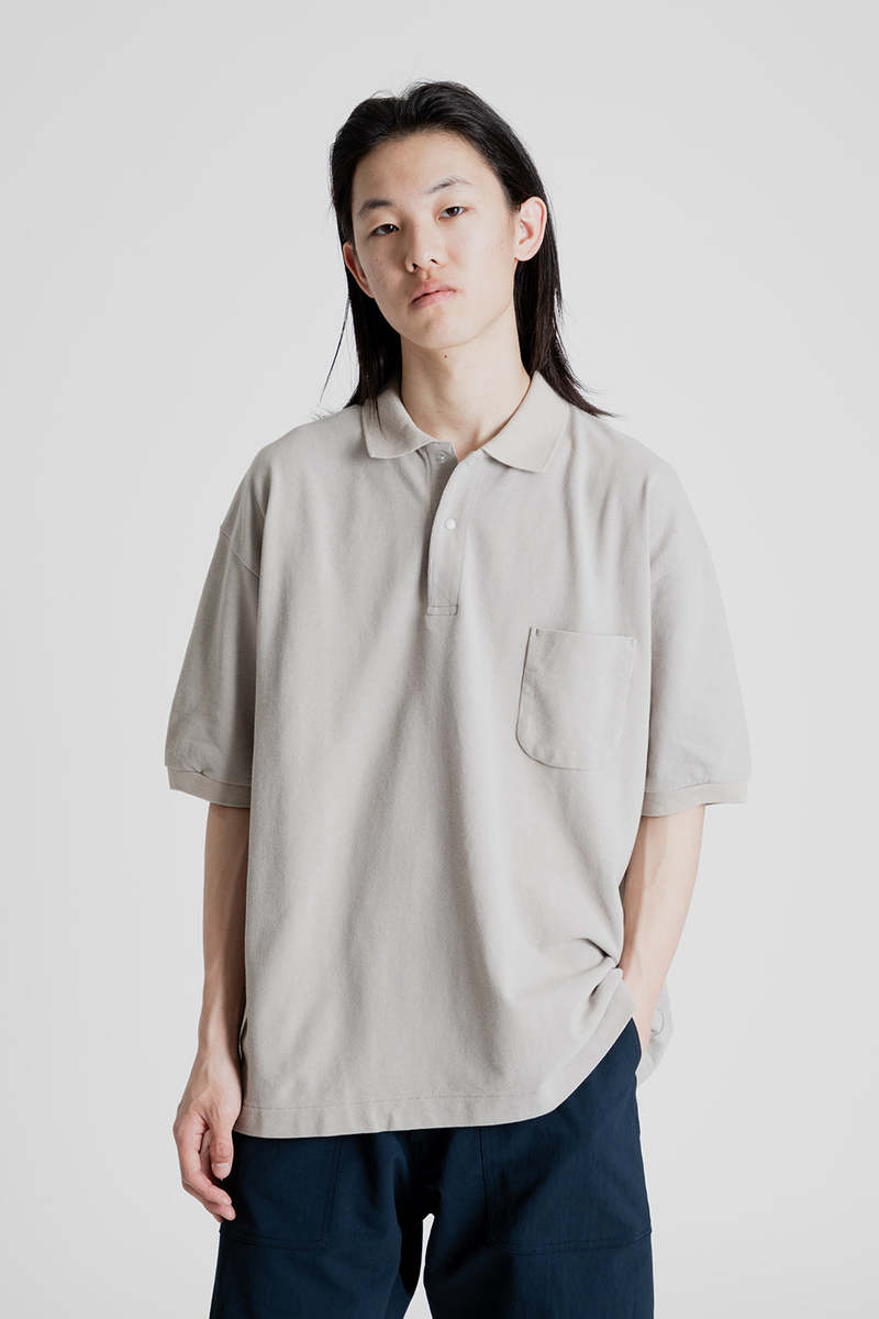 Nanamica Half Sleeve Polo Shirt - Taupe | Garmentory
