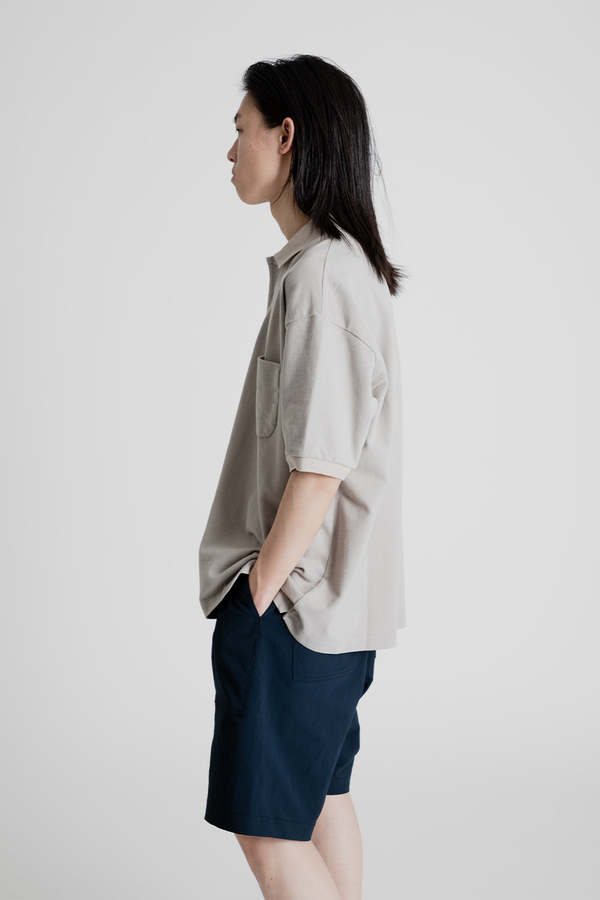 Nanamica Half Sleeve Polo Shirt - Taupe | Garmentory