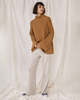 The Knotty Ones Rib Lounge Merino Wool Pants - Beige - Thumbnail 4