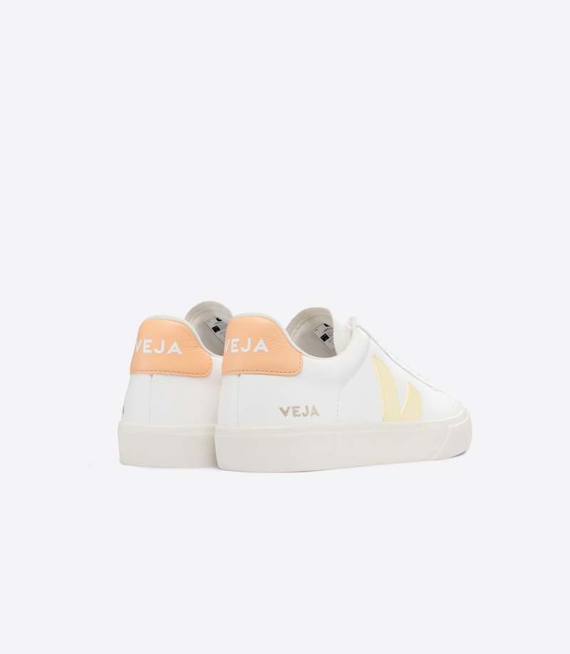 VEJA Campo Extra Sun Peach Shoes - White | Garmentory