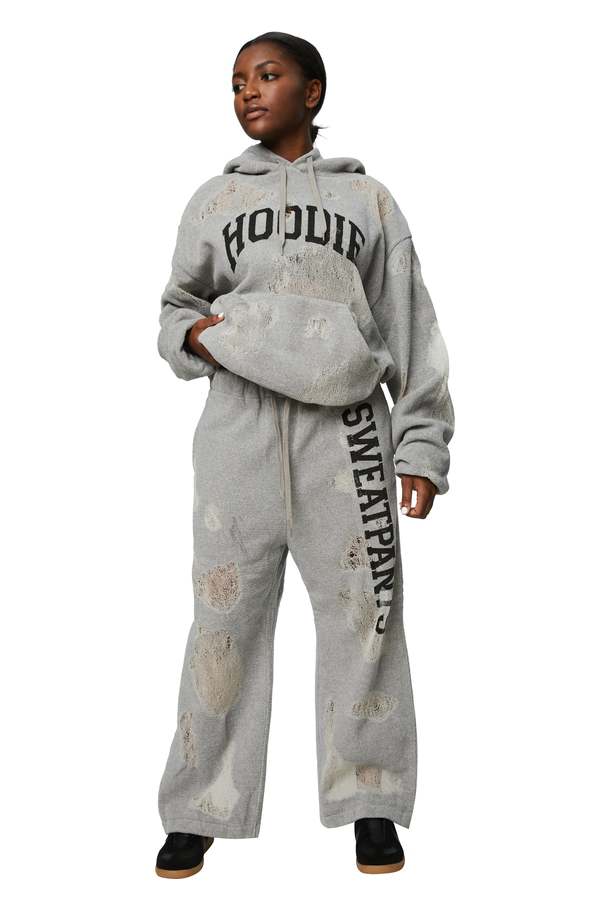 Doublet Ripped Off Sweatpants - Grey | Garmentory