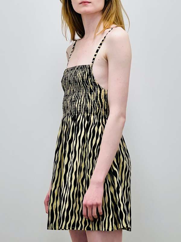 Faithfull The Brand Milani Printed Mini Dress - Capo Testa | Garmentory