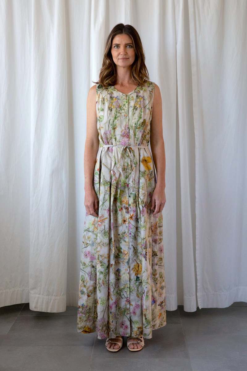 Anntian Pressed Flowers Dress | Garmentory