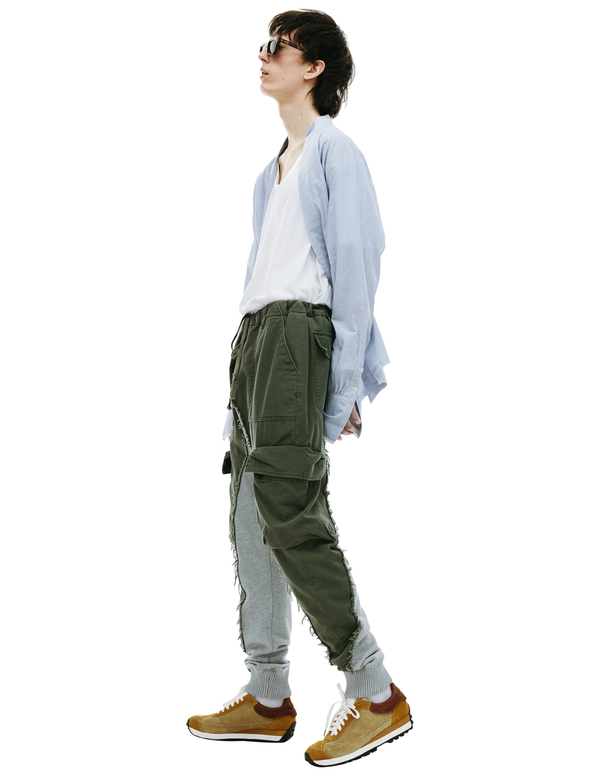 Greg Lauren Cargo Trousers - Multicolor | Garmentory