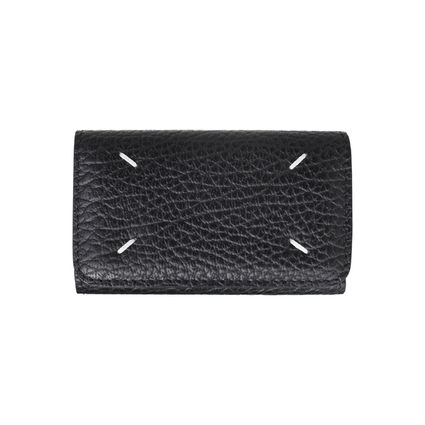 Maison Margiela Leather Key Case - Black | Garmentory