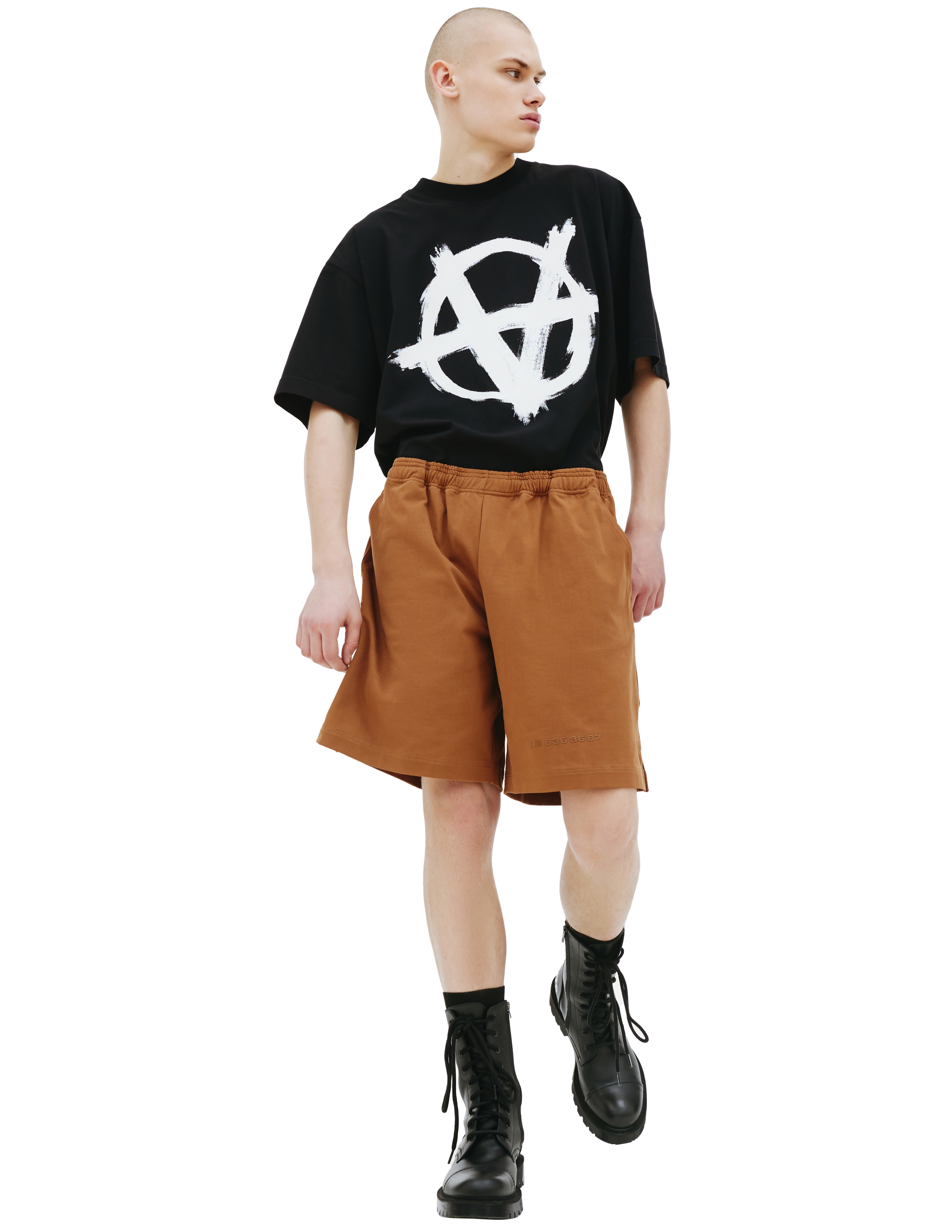 VTMNTS Cotton Shorts Brown Garmentory