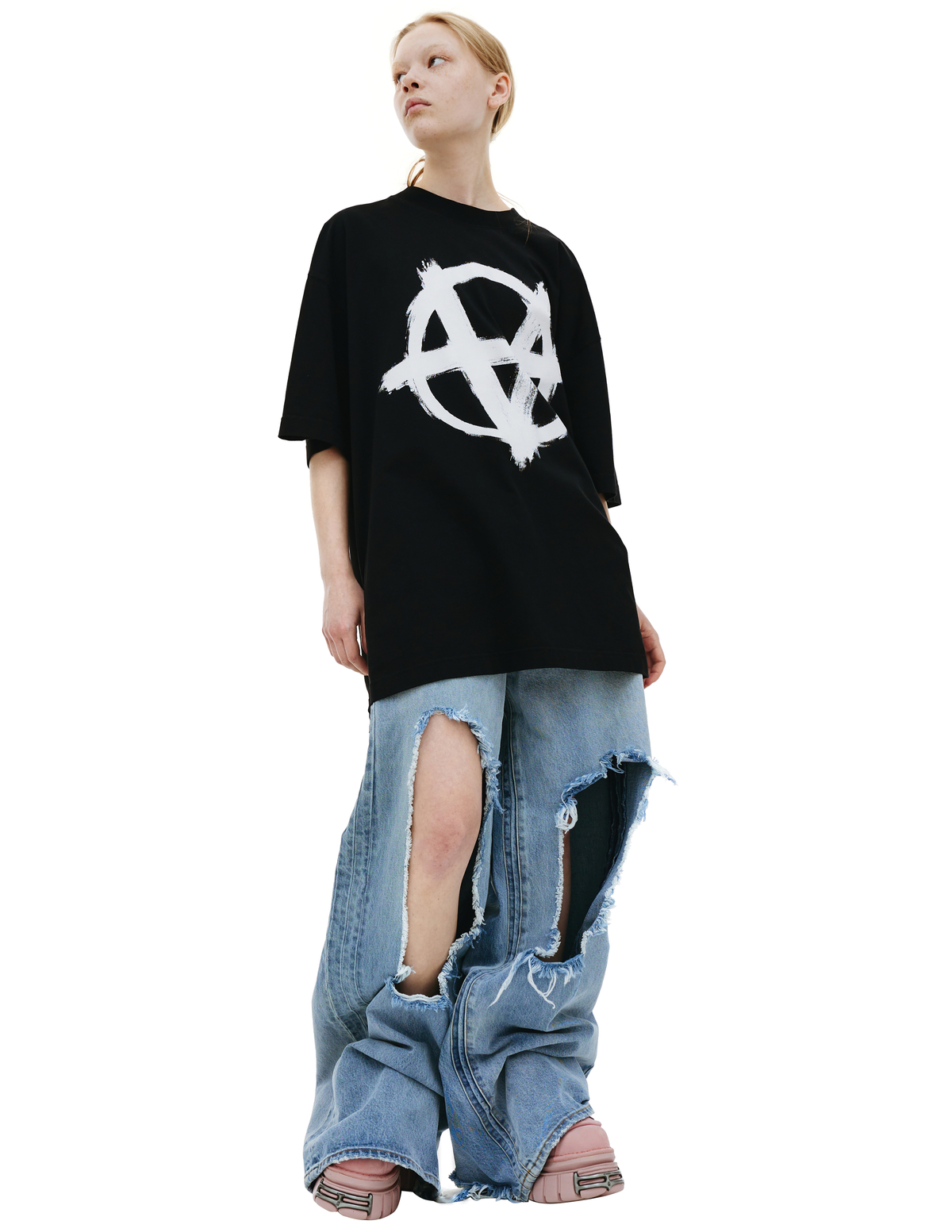 Vetements Anarchy printed t-shirt - Black | Garmentory