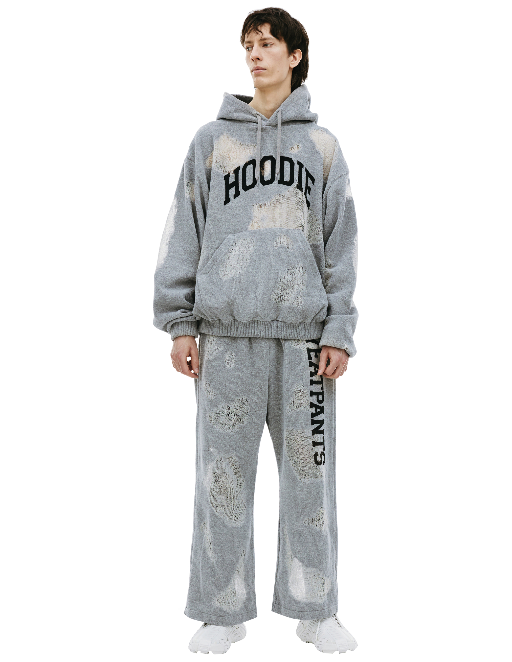 【doublet】RIPPED OFF KNIT HOODIE GREY-RIPPED-OFF-KNIT-HOODIE-