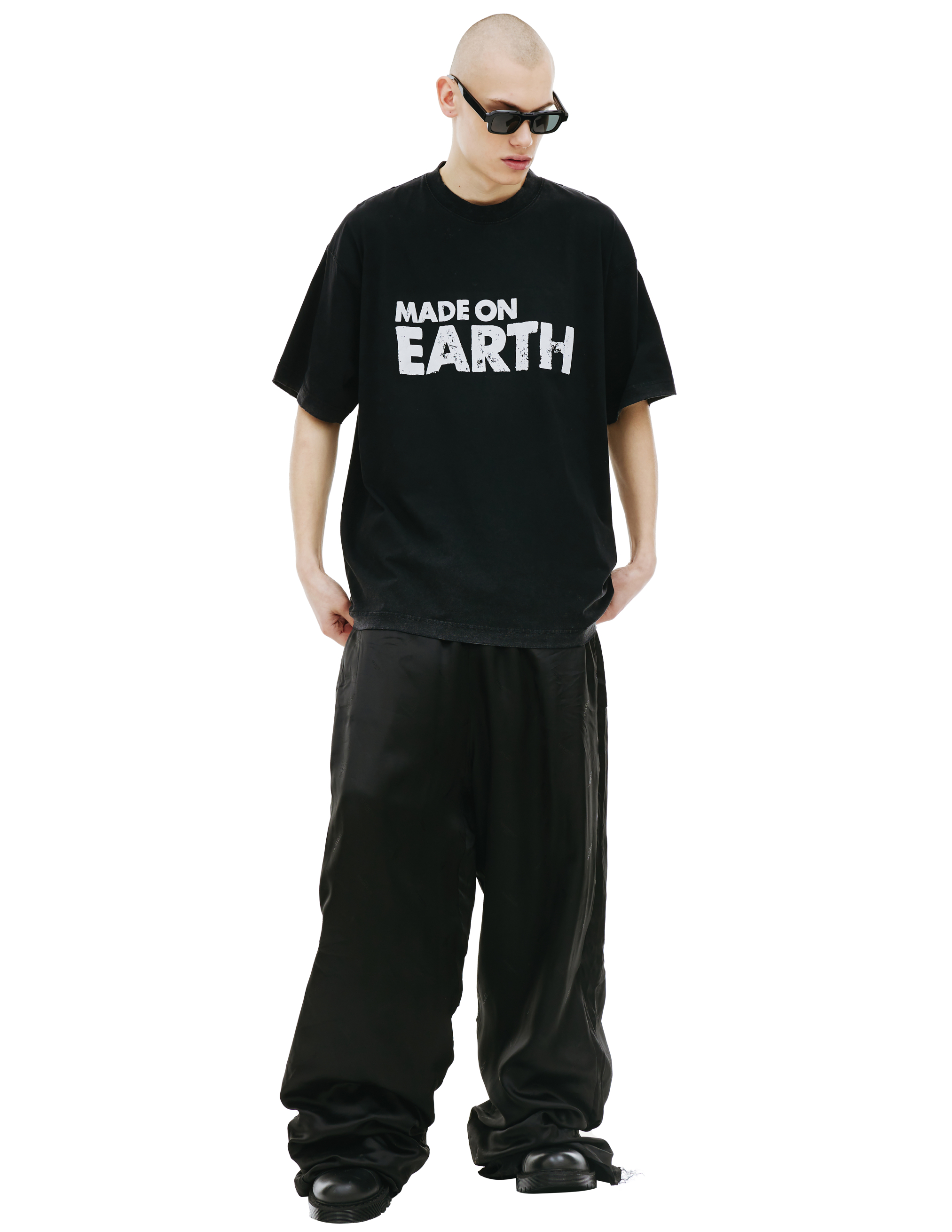 サイズS VETEMENTS MADE ON EARTH Tシャツ VETEMENTS Made On Earth Oversized T-shirt | Garmentory