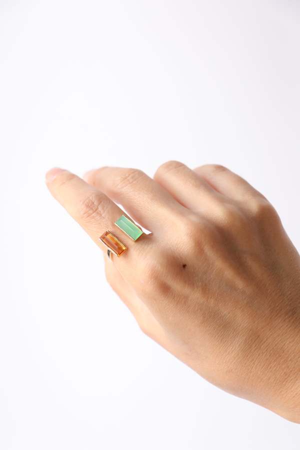 ALIITA リング SPACE BAGUETTE MADEIRA RING SPACE BAGUETTE MADEIRA RING – ALIITA
