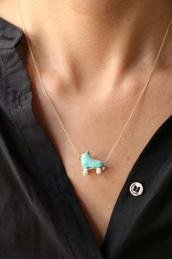 Aliita Roller Enamel - Aqua Blue/Sugar