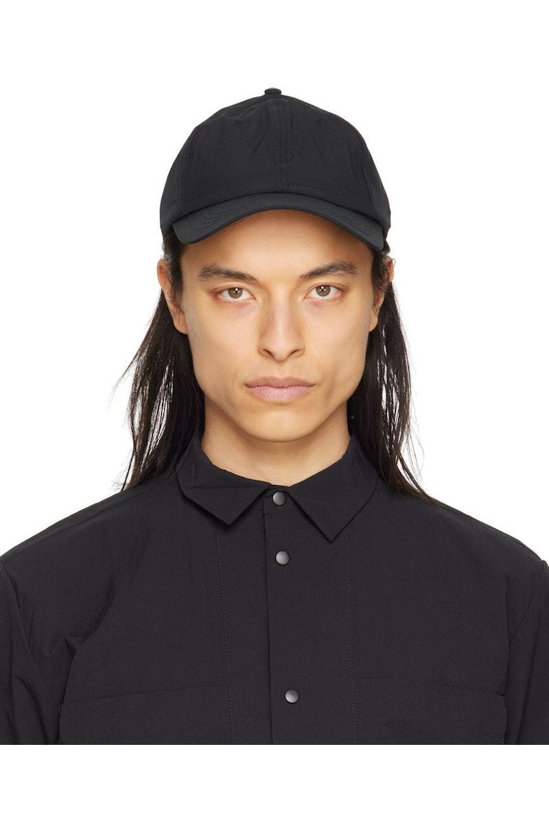 Norse Projects Travel Light Sports Cap Black on Garmentory
