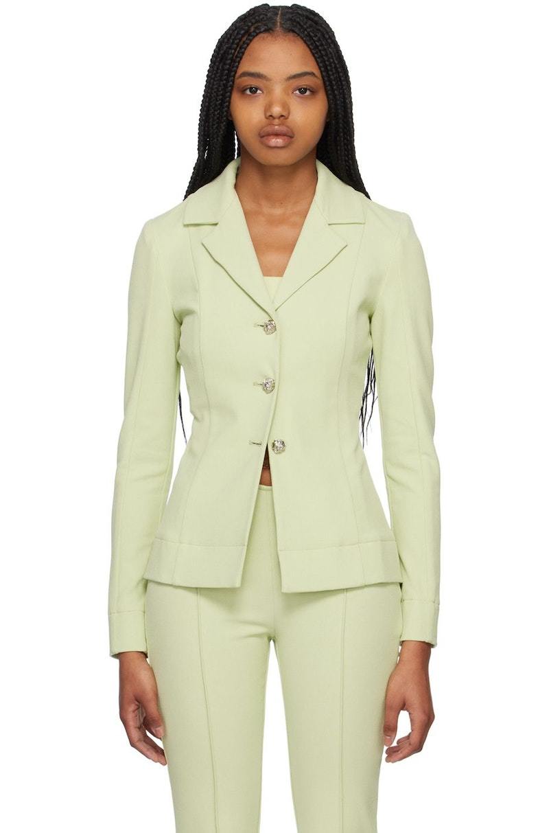 【送料&関税込】Ganni Twill Suit Blazer Black Black Light Twill Suiting Blazer | GANNI US