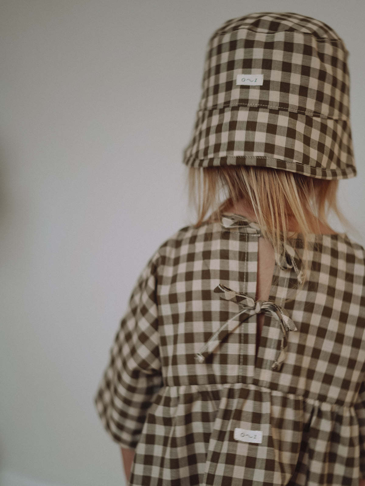 Organic Zoo】 Olive Gingham Bella Dress ワンピース Olive Gingham
