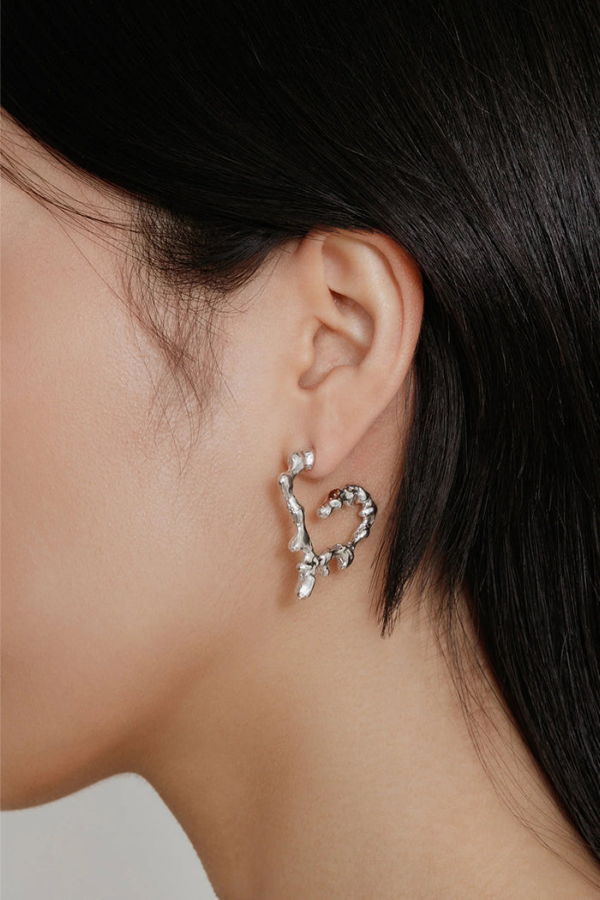 Wolf Circus Small Miriam Hoops - Silver