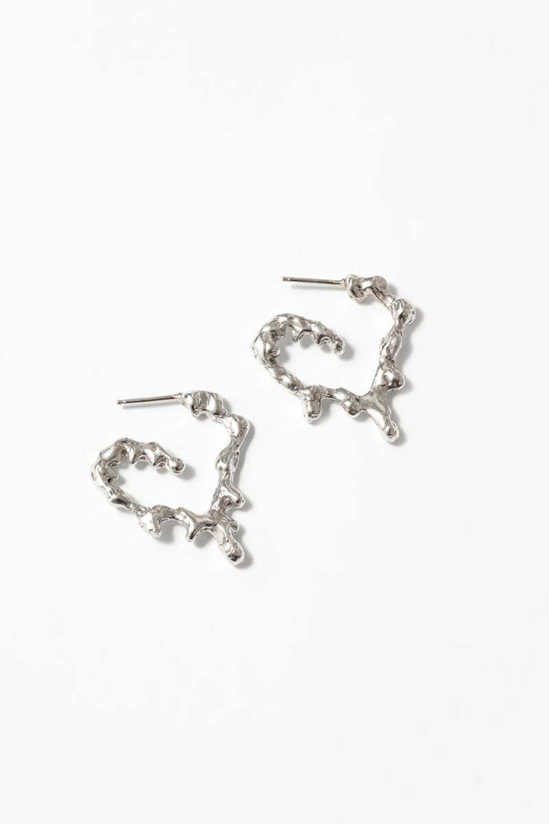Wolf Circus Small Miriam Hoops - Silver