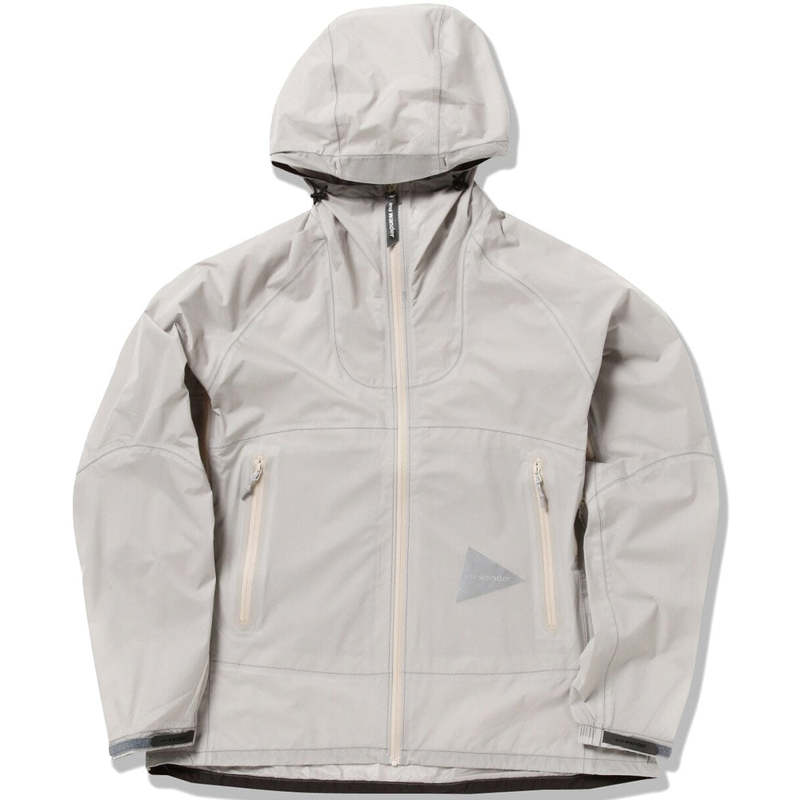 and wander 3L UL Rain Jacket - Light Gray | Garmentory