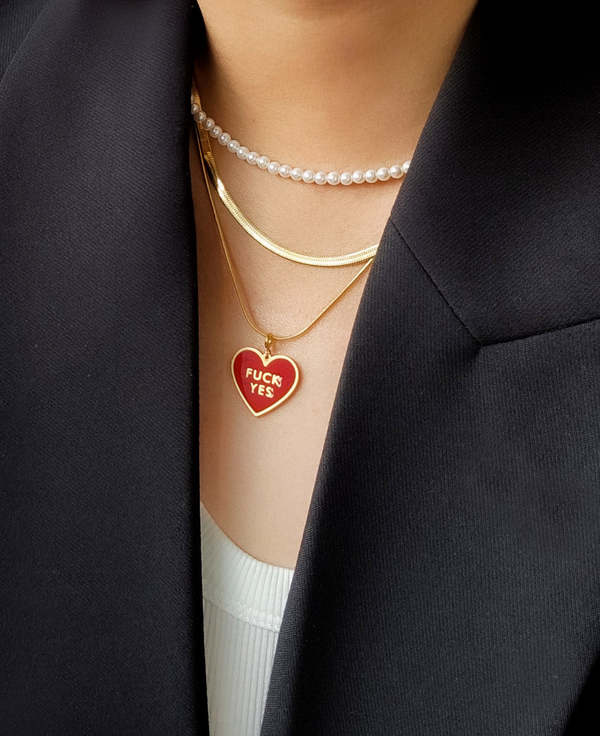 MATTER MATTERS Double Layer Necklace - Gold