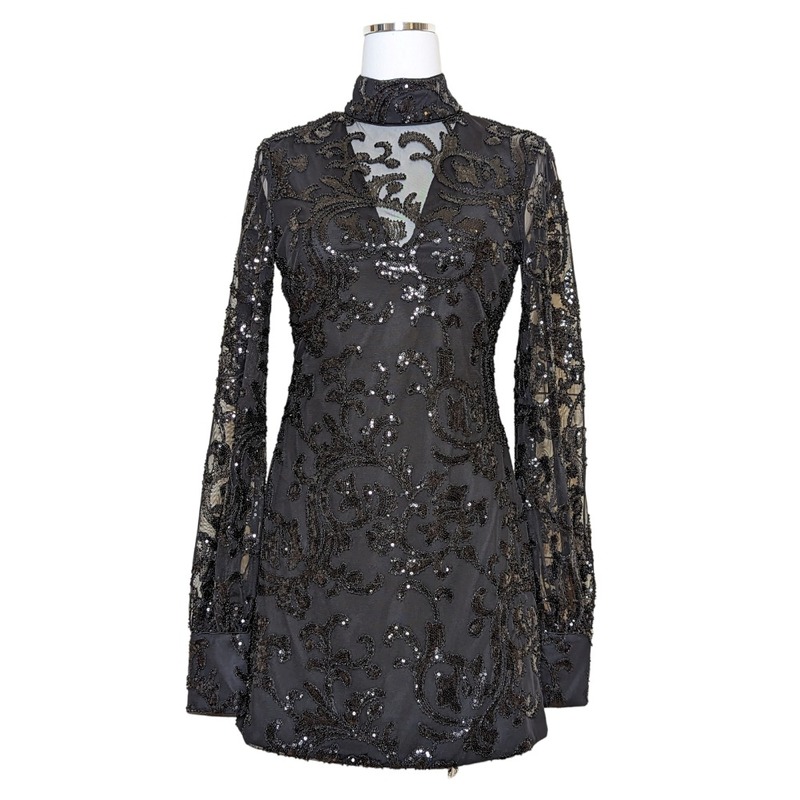 Alexis Franciska Beaded Open Back Mini Dress on Garmentory