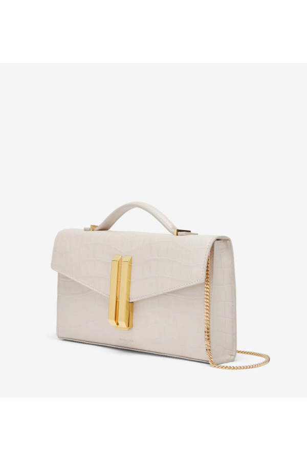 デメリエー VANCOUVER CLUTCH BAG ショルダーバッグ ベージュ The Vancouver Clutch | Light Taupe Suede | DeMellier