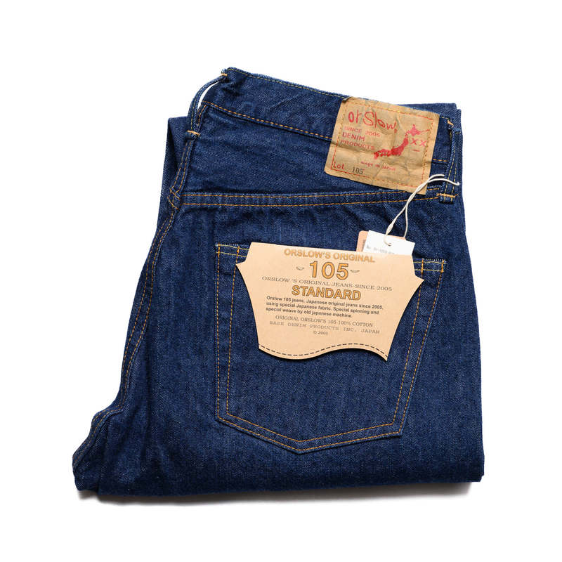 Orslow 105 Standard Fit Jeans - One Wash Orslow 105 Standard Fit Jeans - One Wash