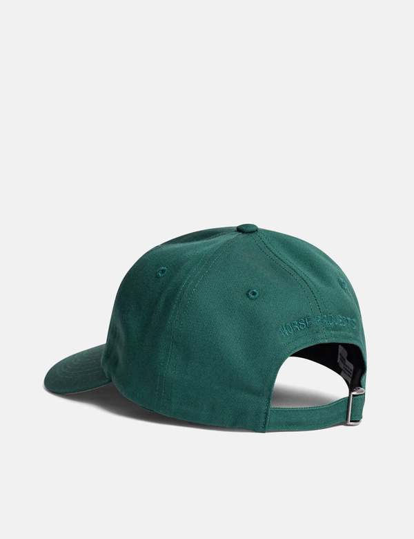 【NORSE PROJECTS】Chain Stitch Logo Twill Ball Cap/追跡可能 46202_08999f7fd4-n80-0123-0966