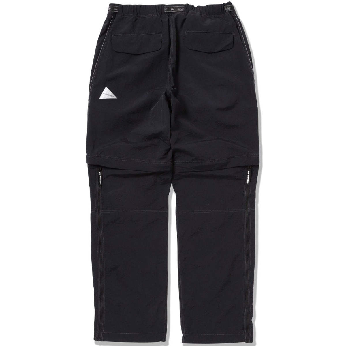 and wander Men's Ny Taffeta Hiker 2Way Pants - Dark Blue
