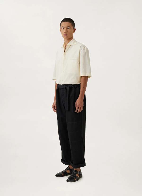 Lemaire Camp Collar Shirt - Ecru | Garmentory