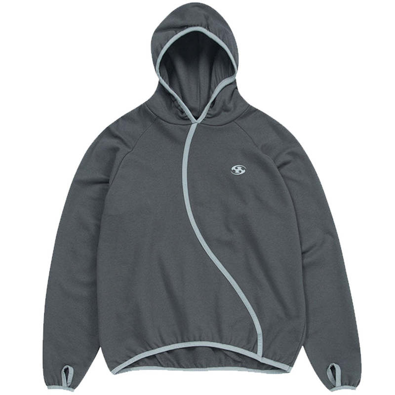 San San Gear Taped Hoodie - Charcoal | Garmentory
