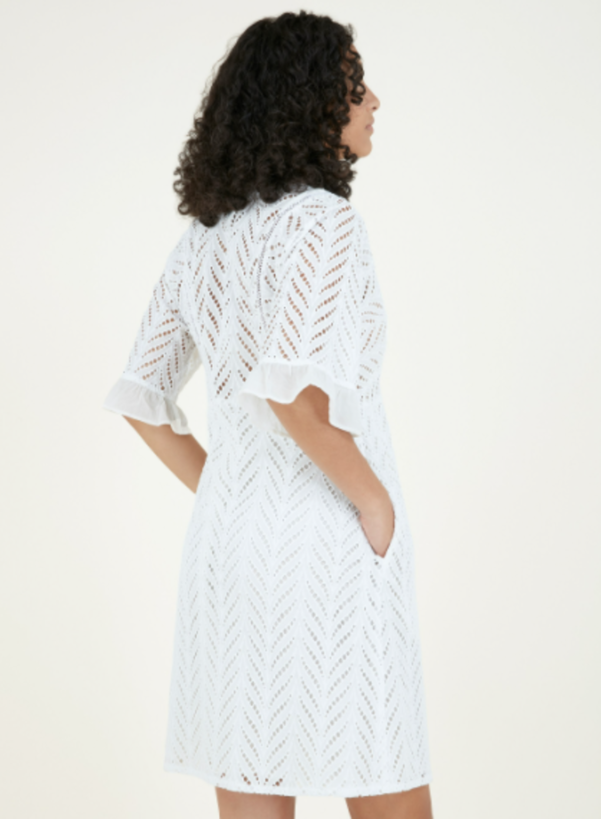 Cotélac Coquette Eyelet Dress Ecru Garmentory