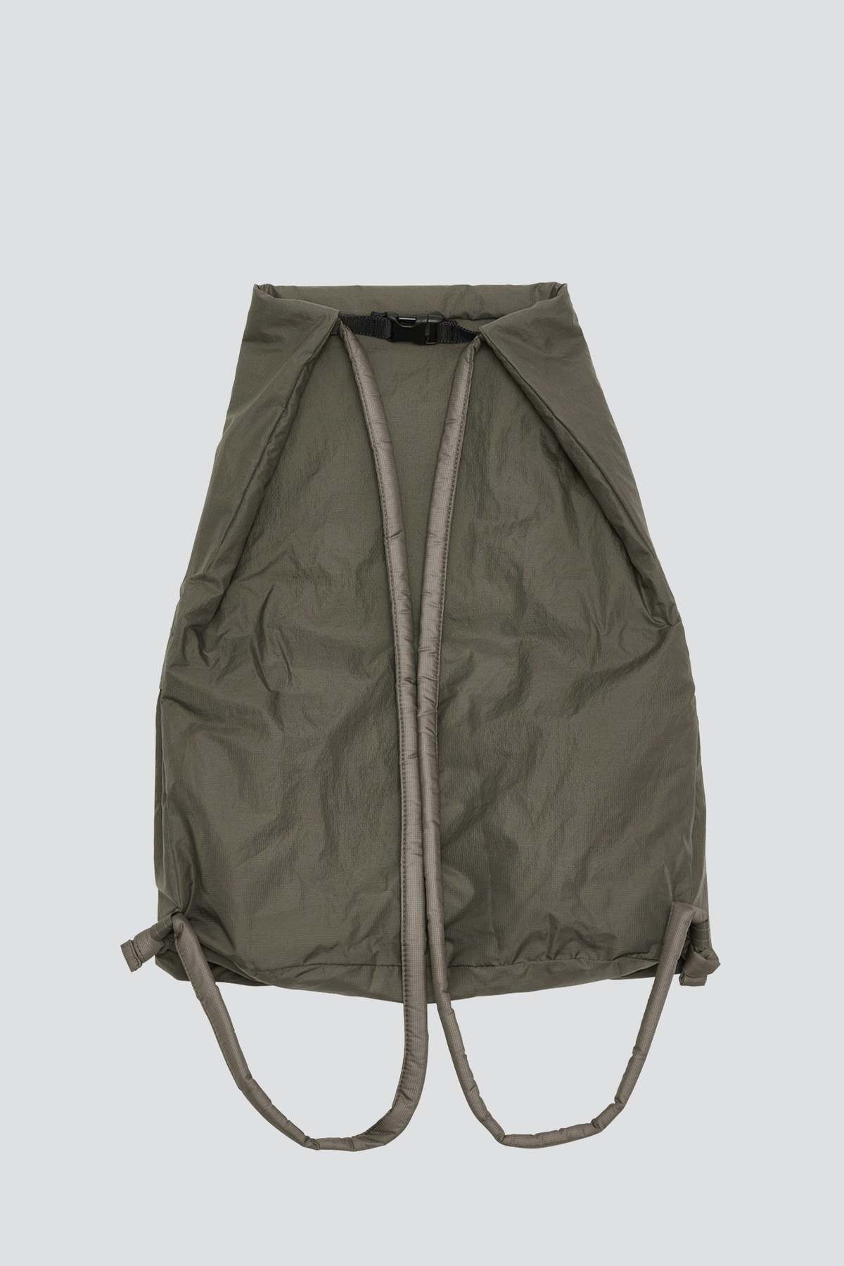 Amomento Popup Sheer Ripstop Drawstring Backpack - Brown | Garmentory