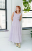 RUJUTA SHETH Gema Tier Dress - Lavender Gingham - Thumbnail 1