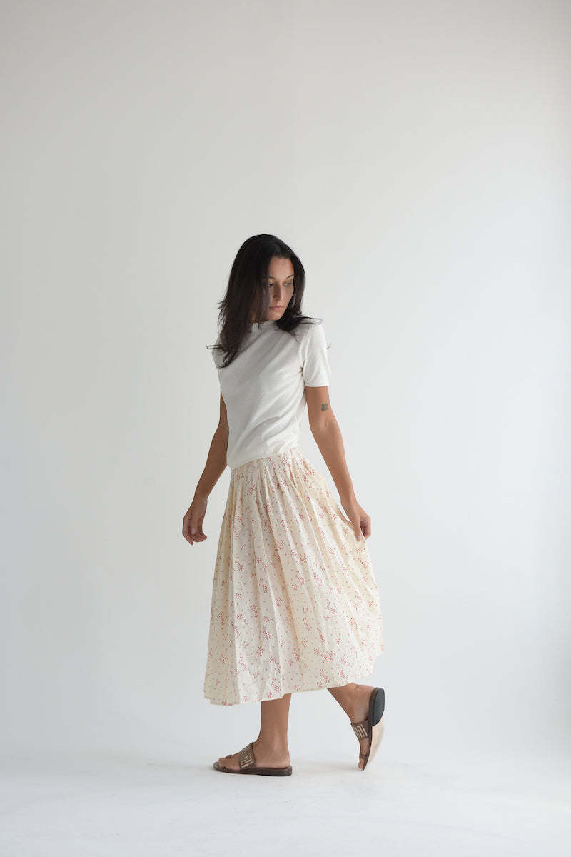 A Punto B Skirt - Poppy Dots