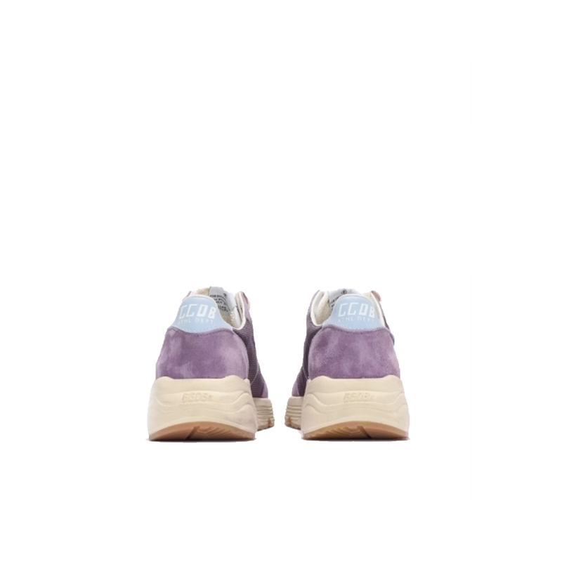 Golden Goose Running Sole Net Upper Leather Star and Heel