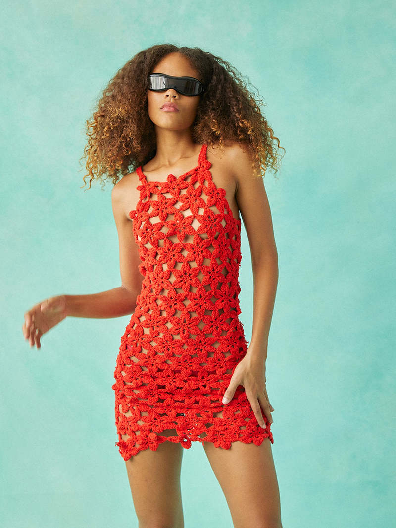 white christmas dresses Crochet pattern Scarlett Dress – Beyond Crochet Atelier