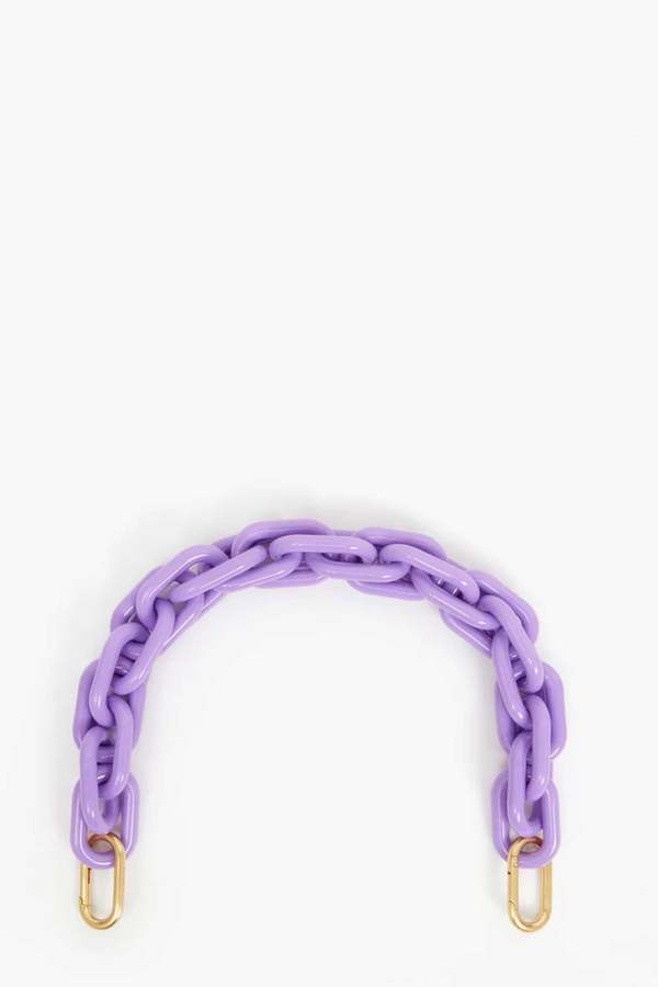L'Appartement 【CLARE V. /クレア ヴィヴィエ】STRAP Clare V. Shortie Strap - Dark Lilac Resin | Garmentory