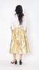 Sara Lanzi Gathered Skirt - Gold - Thumbnail 3