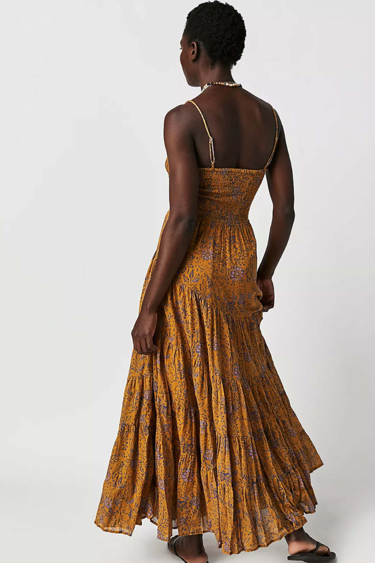 handkerchief hem maxi dress Sakkas Lizi Womens Maxi High-low Halter Handkerchief Long Dress Beach