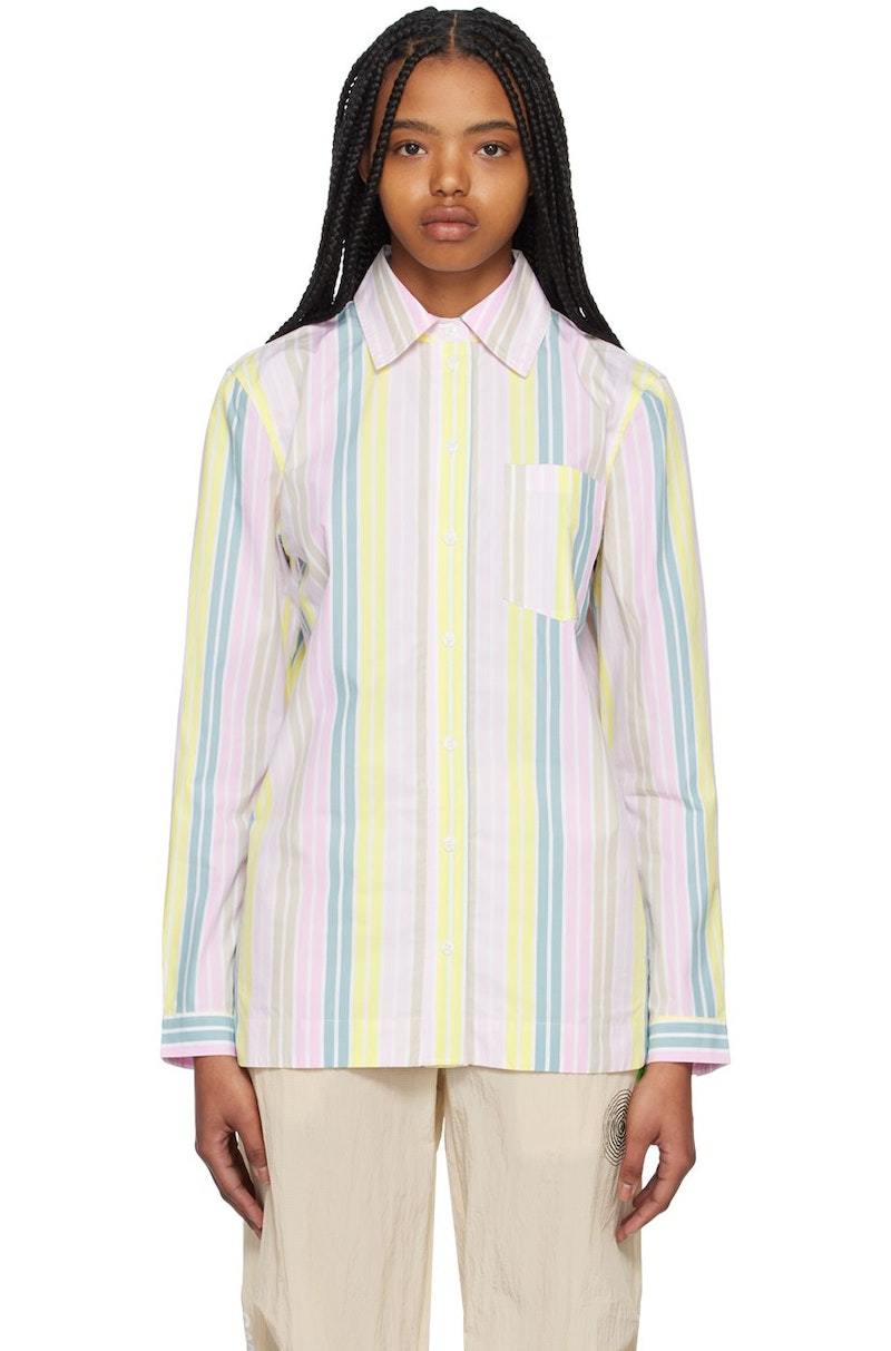 ブランド品専門の GANNI Garmentory | Multicolor - Shirt Striped トップス