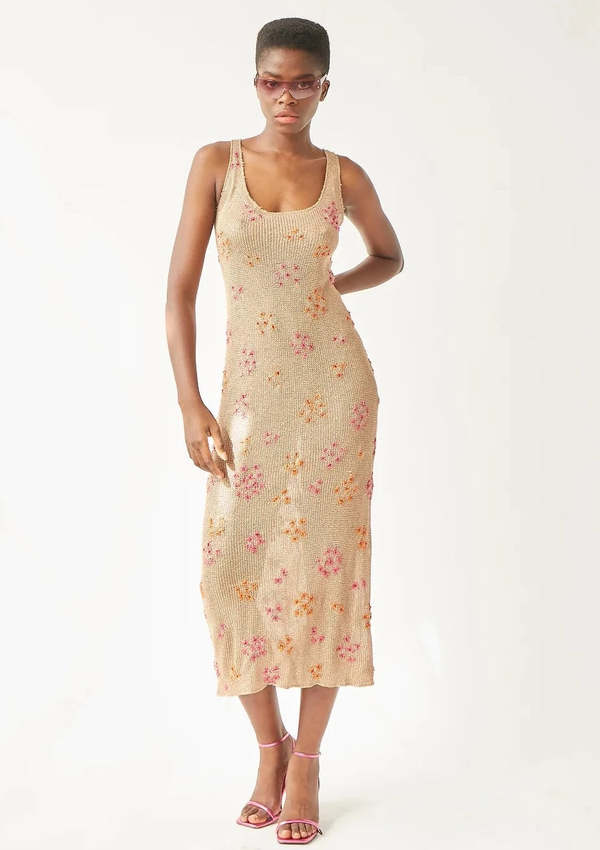 Tach Clothing Natalka Dress Gold Garmentory